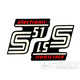 Samolepka nápis S51 Elektronic černo-červený 2 kusy pro Simson S51 Enduro [M531, M541, M542]