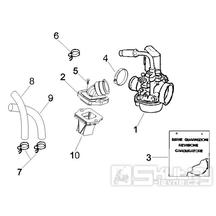 1.39 Karburátor - Gilera Runner 50 SP 2005-2006 (ZAPC46100)