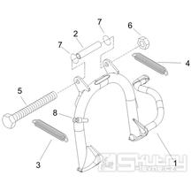 2.25 Hlavní stojan - Gilera Runner 125 VX 4T 2005-2006 (ZAPM46100)