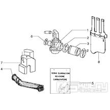 T14 Karburátor - Gilera Stalker 50 do roku 2005 (ZAPC13000...)