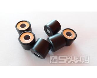 Válečky variátoru Leader 125 2v - 6 ks 19x17 mm 8,5 g