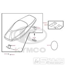 F09 Sedačka a nářadí - Kymco DJ 125 S KN25GA