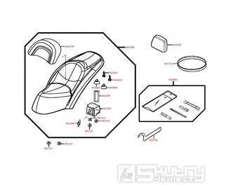 F09 Sedačka a nářadí - Kymco Grand Dink 50S