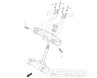 FIG35 Tyč řízení - Hyosung GT 250i NE (Naked)