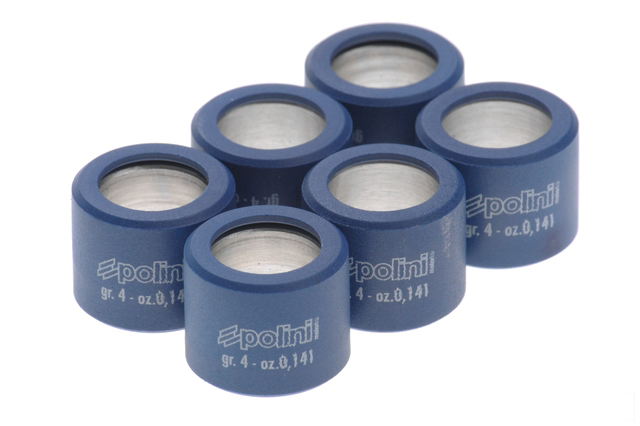 Válečky variátoru Polini 19x15,5 mm - 7,0g - 6ks = 242.079