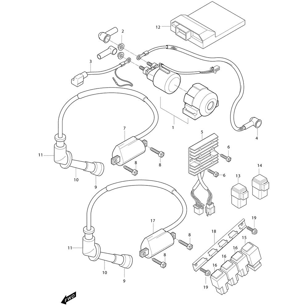 FIG20 Elektro součástky - Hyosung GT 250i NE (Naked)