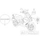 2.38 Samolepky, loga - Gilera Runner 125 VX 4T 2005-2006 UK (ZAPM46100)