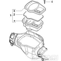 3.02 Tachometr - Gilera Runner 125 VX 4T 2005-2006 UK (ZAPM46100)