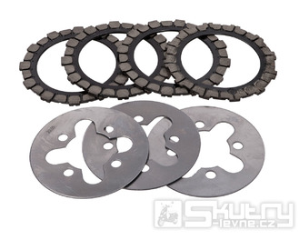 Sada lamel spojky pro Simson S50, SR4, KR50/1, KR51/1 Schwalbe