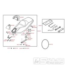 F09 Sedačka a nářadí - Kymco Xciting 300i R