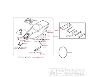 F09 Sedačka a nářadí - Kymco Xciting 300i R