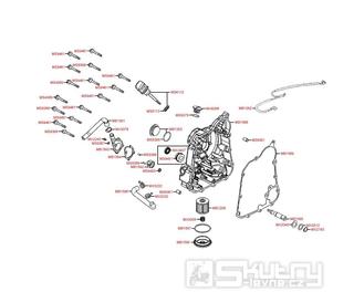 Kryt motoru pravý - Kymco Downtown 300i ABS SK60AB