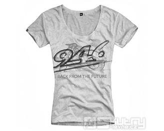 Dámské tričko Vespa 946 Melange - barva šedá, velikost L