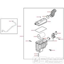 F13 Vzduchový filtr / Airbox - Kymco UXV 500