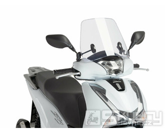 Čelní plexisklo Puig Trafic transparentní / čiré pro Honda SH Scoopy 125i, 150i 2017-