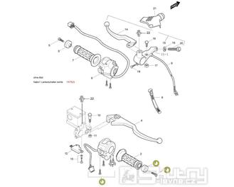 39 Gripy / Páčky / Přepínače - Hyosung GT 125 R