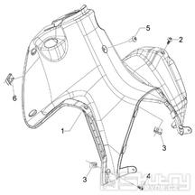 2.30 Předkolenní plast - Gilera Runner 50 PureJet ST 2008 (ZAPC46200)