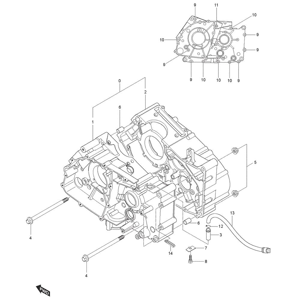 FIG04 Kliková skříň - Hyosung GT 125 NE