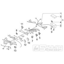 6.08 Elektroinstalace, pojistky - Gilera Runner 50 SP 2008-2009 (ZAPC46100)