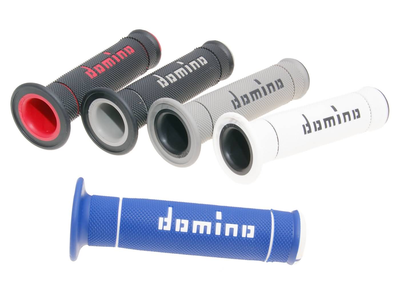 Gripy Domino A240 Trial v různých barevných provedeních o délce 125mm