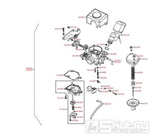 E05 Karburátor - Kymco Agility 50 4T