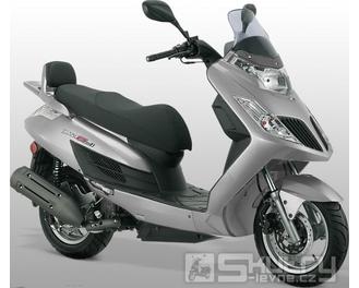 Kymco Yager GT 50 - barva stříbrná