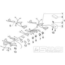 6.08 Elektroinstalace, pojistky - Gilera Runner 200 ST 4T LC 2008-2011 (ZAPM46401)