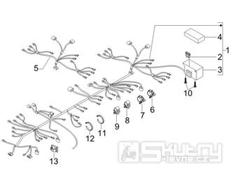 6.08 Elektroinstalace, pojistky - Gilera Runner 200 ST 4T LC 2008-2011 (ZAPM46401)