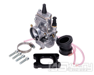 Karburátorová sada TPR Factory 360° TM24 50 mm 86 ccm pro Minarelli AM6, Aprilia, Beta, Peugeot