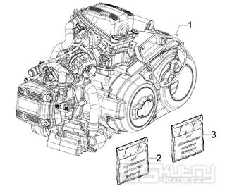 1.02 Motor - Gilera GP 800 2009-2011 (ZAPM5510...)