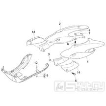 2.32 Boční kapotáž, spojler - Gilera Stalker 50 2T Speciální edice 2007-2008 (ZAPC40100)