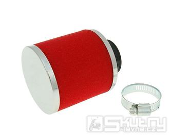 Vzduchový filtr Big Foam 28/35mm - rovný, červený