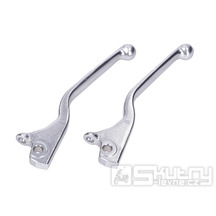 Brzdové páčky hliníkové stříbrné, sada pro Vespa GTS 125, Vespa GTS 300 HPE