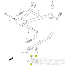 FIG28 Hlavní stojan a boční stojan - Hyosung GV 125M C Aquila