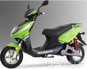 Elektrický skútr Akumoto A10/L65 - barva zelená
