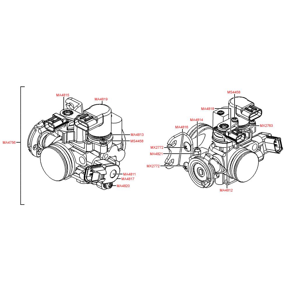 E08 Vstřikovací jednotka - Kymco People S 250i