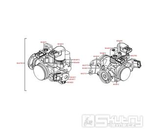 E08 Vstřikovací jednotka - Kymco People S 250i