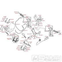 F03 Řídítka - Kymco Xciting 500i R ABS