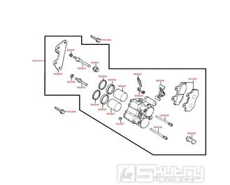 F07 Přední brzda - Kymco Quannon 125 Naked