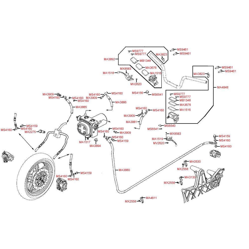 F04 Brzdy - Kymco-Xciting 500i EVO SBA0BB