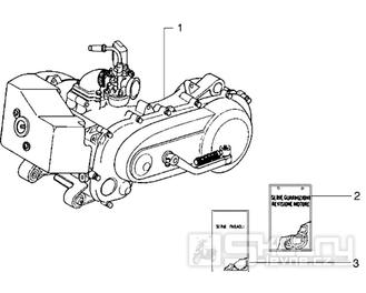 T1 Motor - Gilera Ice 50ccm do 2005 (ZAPC30000...)