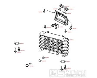 F25 Olejový chladič - Kymco Quannon 125 Naked