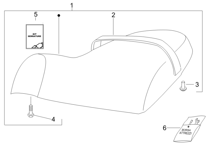 2.39 Sedadlo - Gilera Stalker 50 2T 2007-2008 (ZAPC40100)