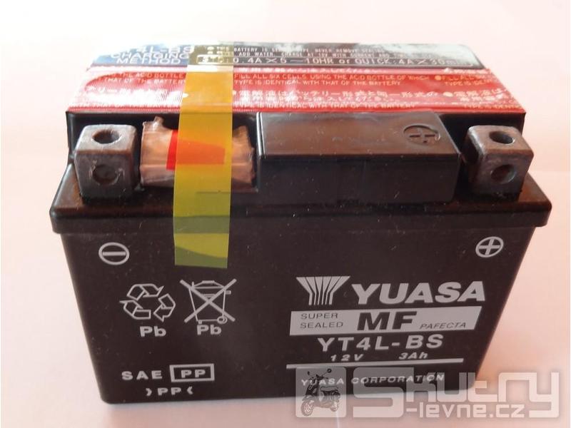 thumbnail image 2 of NEW Battery YT4XL-BS 12V 3AH For Benzhou YY50QT-21 50 4T Retro Cruiser 2 of 6