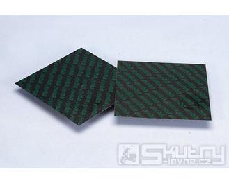 Karbonové lístky Polini - 110x100/0,35mm zelené