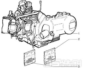 T1 Motor, těsnění motoru - Gilera Runner 180 VXR 4T LC (ZAPM24100)