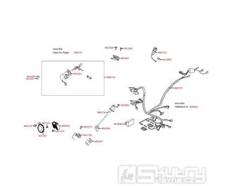 F19 Elektroinstalace a zámky - Kymco Like 50 2T KE10AA