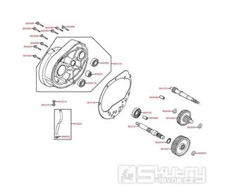 E05 Převodovka - Kymco Yager GT125 E3