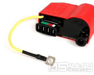 CDI jednotka BGM PRO červená pro Vespa PX (-05 / 2011), Rally200 (Ducati), PK XL, ET3, Lambretta (Ducati)