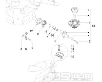 2.46 Zámky - Gilera Runner 50 PureJet 2010-2011 (ZAPC46200)